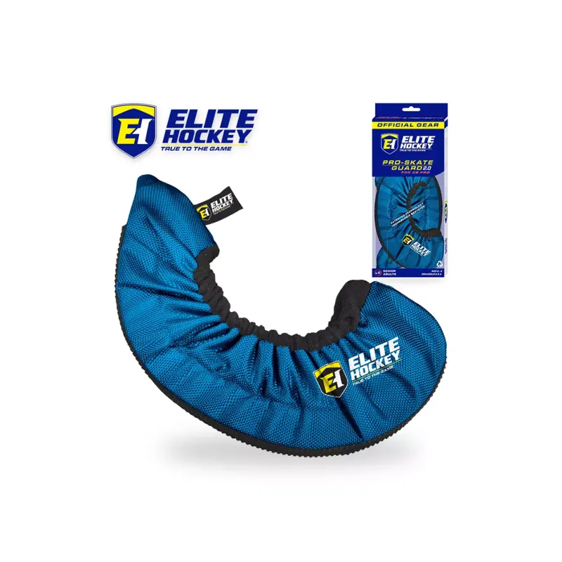 Pakollinen (Must-Have) Elite Pro Skate Guard Senior Jääkiekko Teräsuojat - Electric Blue